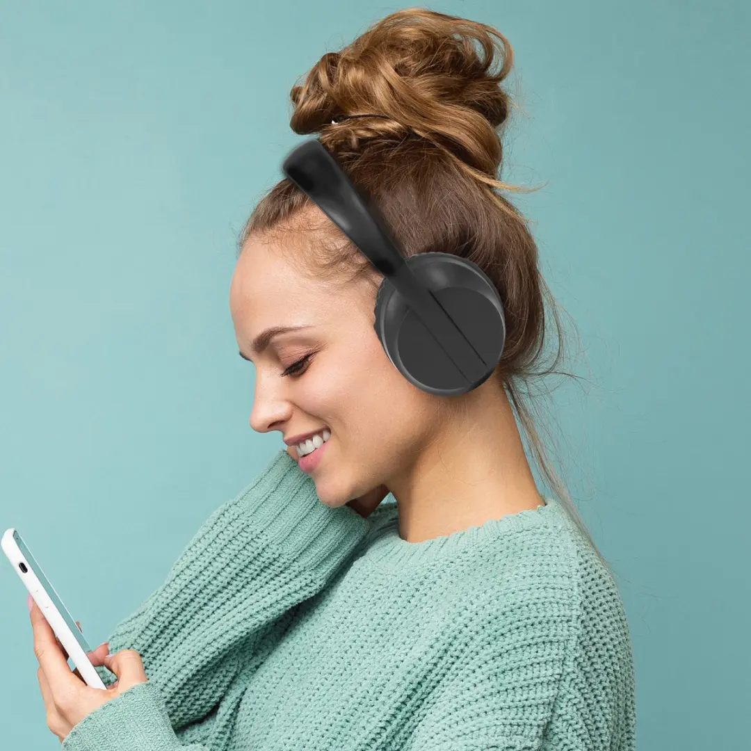 Denver BTH235B Over-Oor Bluetooth Koptelefoon - Zwart