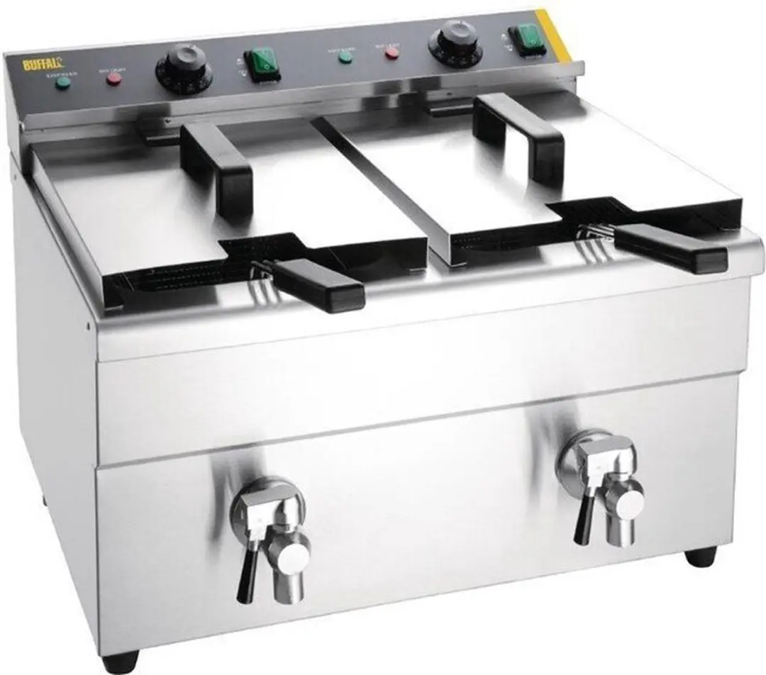 Buffalo CT012 Dubbele Inductiefriteuse 6000W