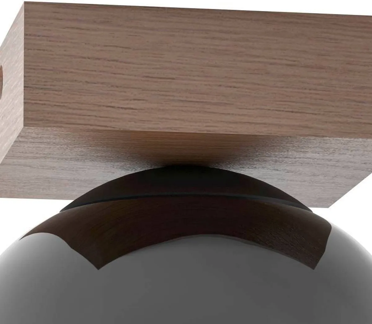 Eglo Filago Plafondlamp E27 - 20 cm - Bruin/Zwart