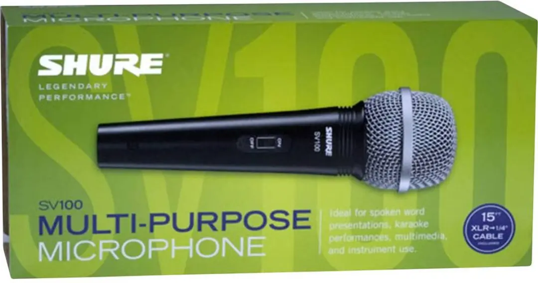 Shure SV100 Zangmicrofoon - Zwart