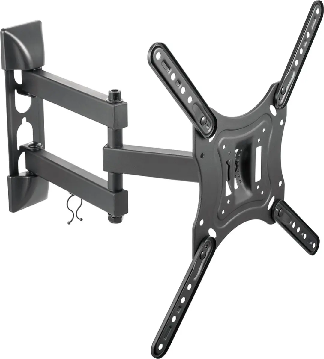 Deltaco ARM-0255 TV Beugel - Kantelbaar & Draaibaar 23-55" - 30kg - Zwart