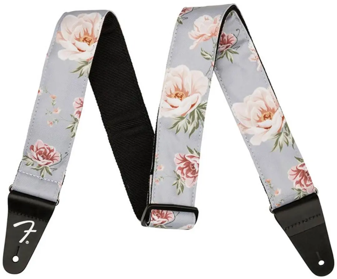Fender Floral Strap Gray 2 Gitaarband