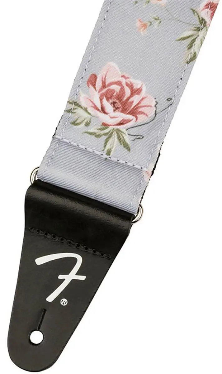 Fender Floral Strap Gray 2 Gitaarband - Grijs