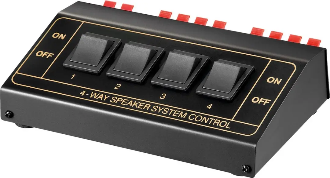 Goobay Speaker Schakelbox 4-voudig
