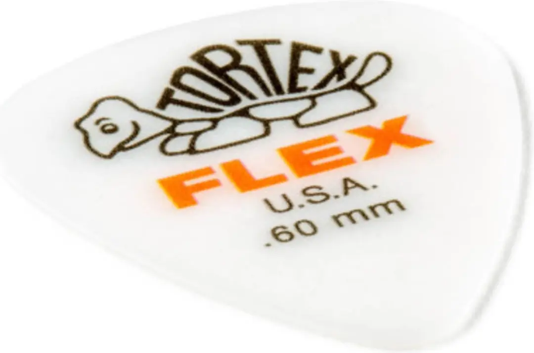 Dunlop Tortex Flex Standard Plectrum 0.60mm - 12 Stuks
