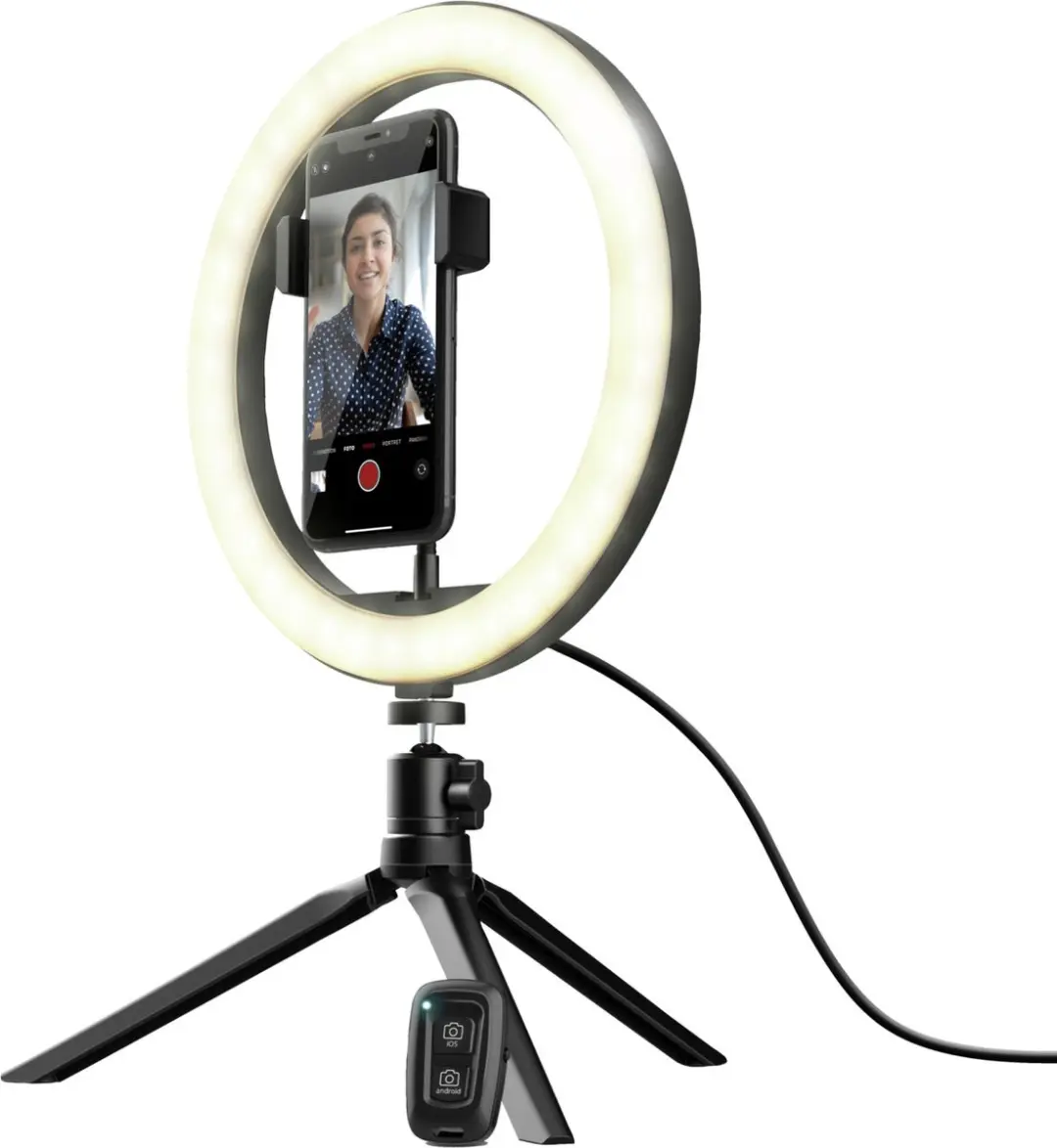 Trust Maku Vlogkit Ringlamp met Statief