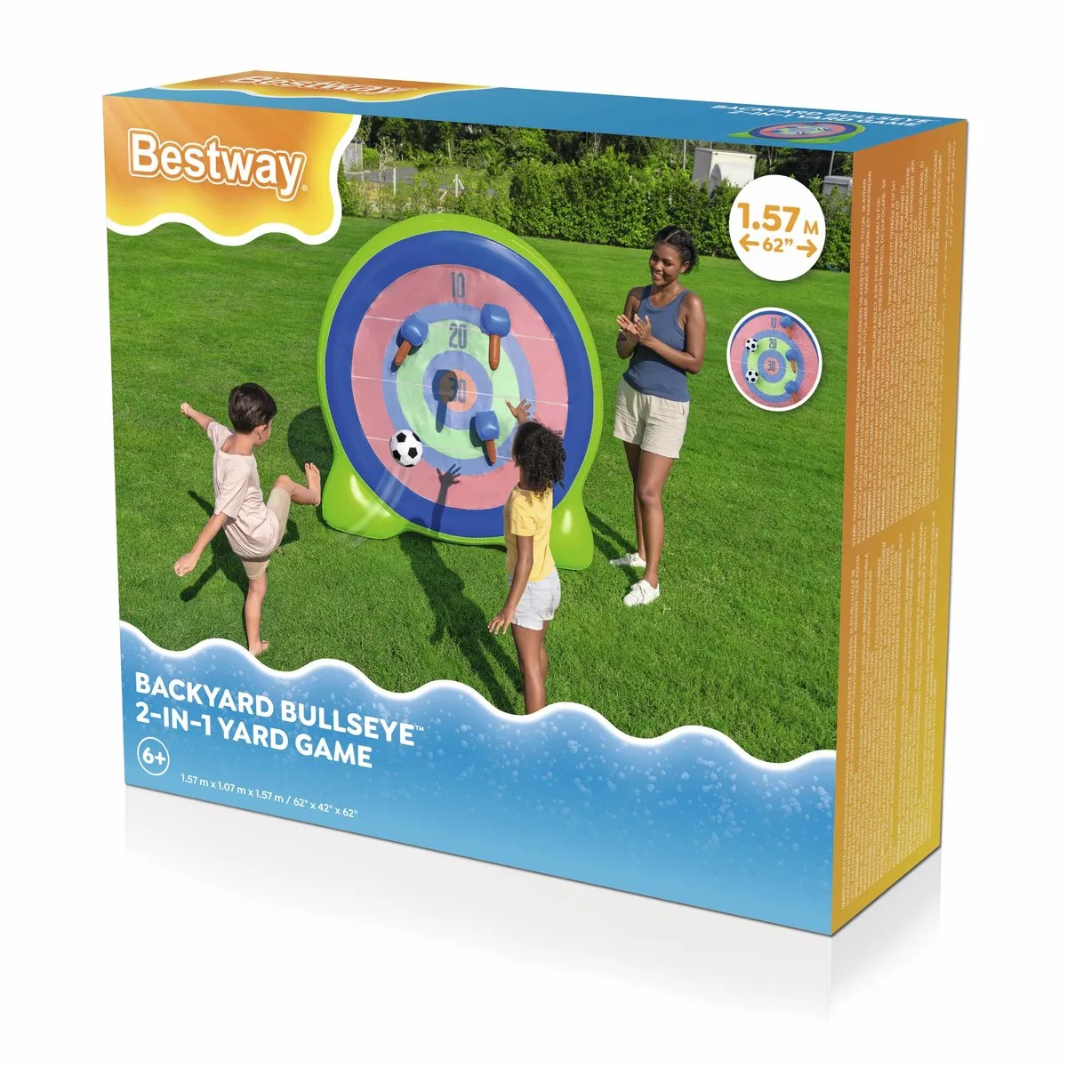 Bestway Backyard Bullseye 2-in-1 Tuinspel Roze - afbeelding 6 van 6