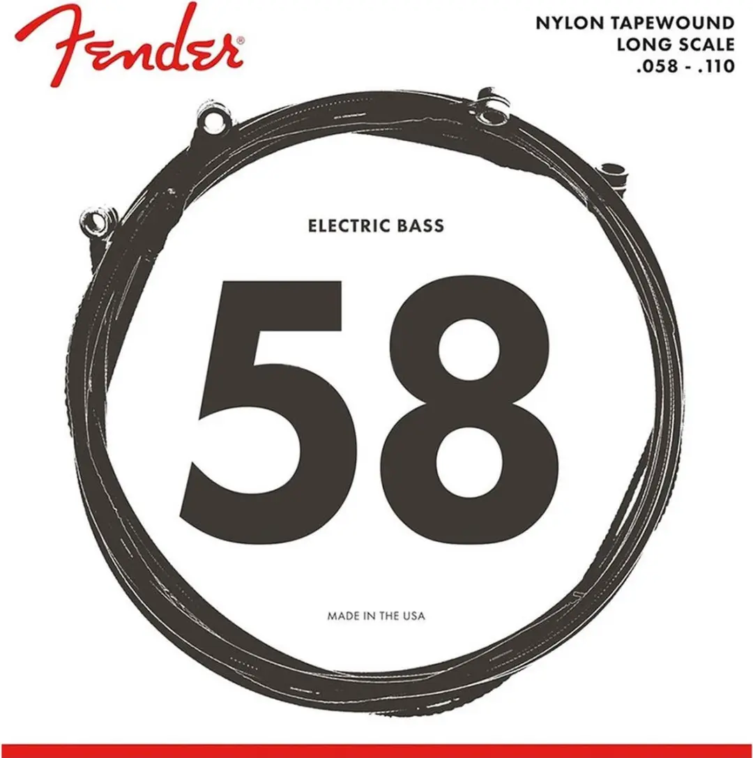 Fender F-9120M Bassnaren Set Nylon Tapewound Medium