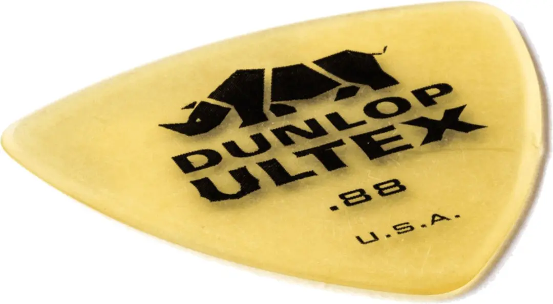 Dunlop Ultex Driehoekplectrum 0,88mm - Geel