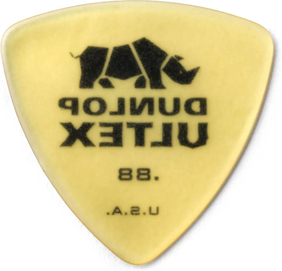 Dunlop Ultex Driehoekplectrum 0,88mm - Geel