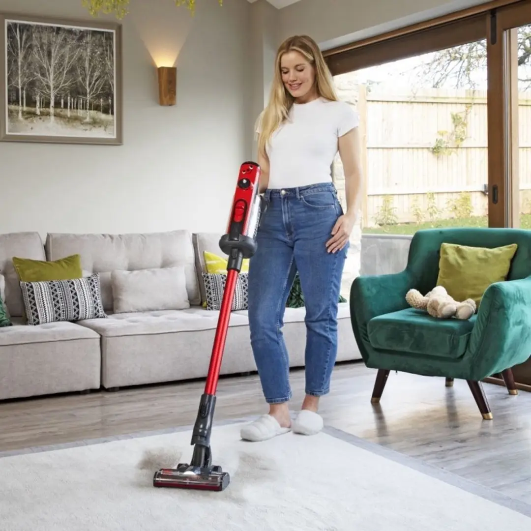 Numatic Henry Quick HEN100R Draadloze Stofzuiger - Rood