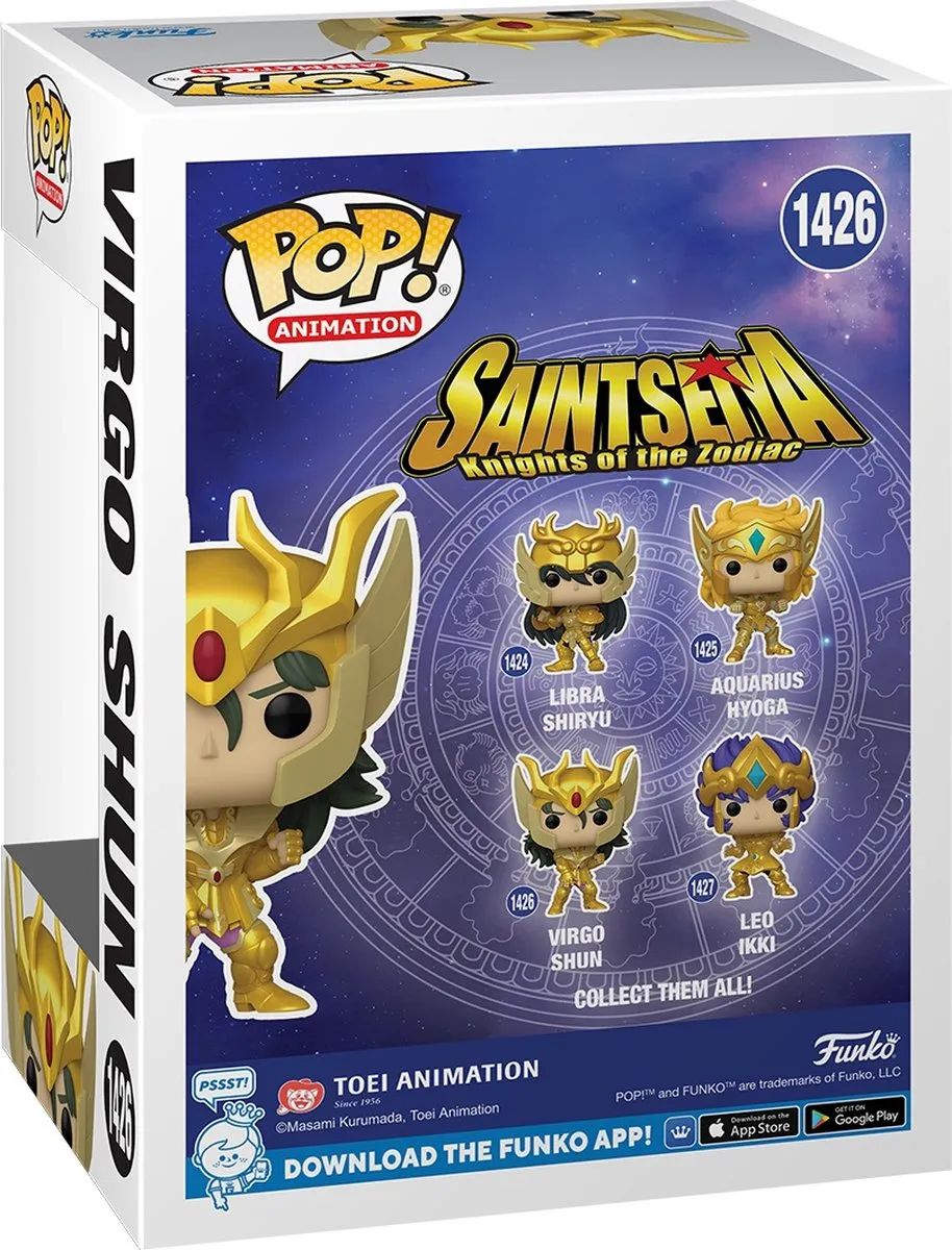 Funko Saint Seiya POP! Gold Virgo Shun - 9cm Multicolours