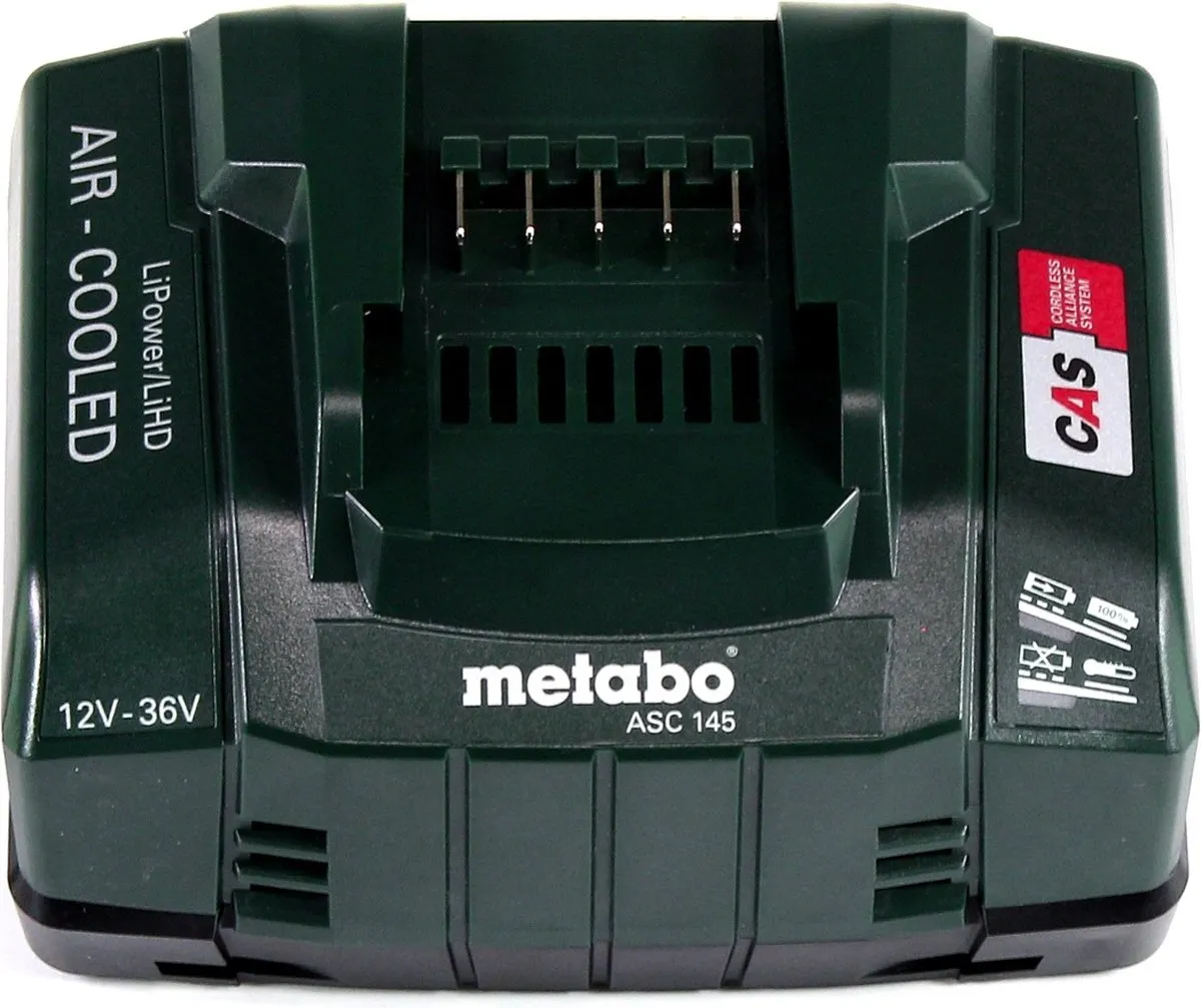 Metabo 18V LiHD Accu Basisset 5,5Ah - Incl. Oplader ASC 145