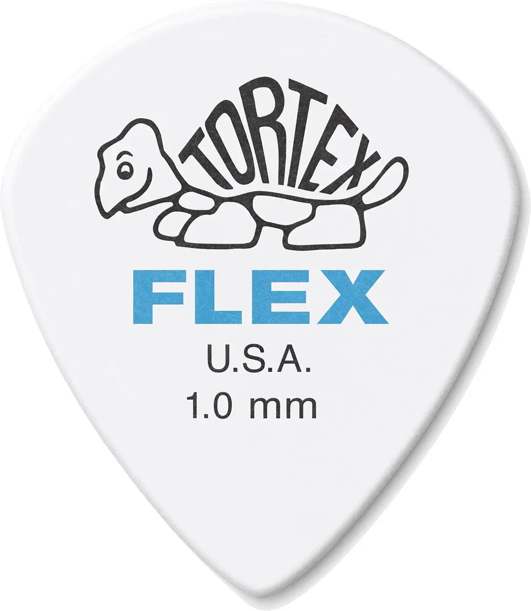Dunlop Flex Jazz III Plectrum 1.00mm - Blauw - 12 Stuks