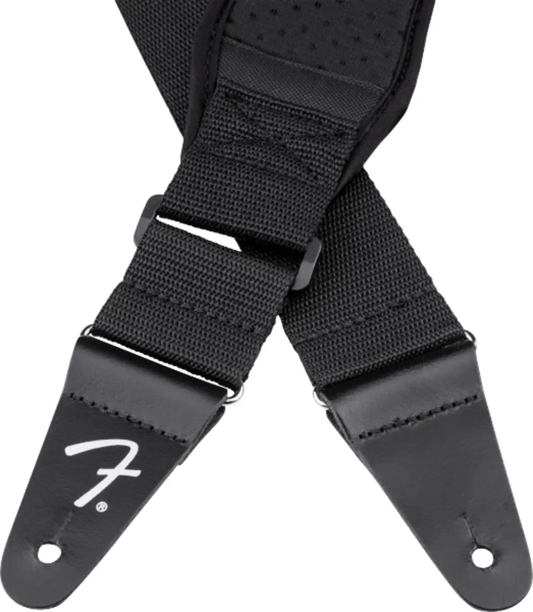 Fender Swell Neopreen Gitaarband 2" - Zwart