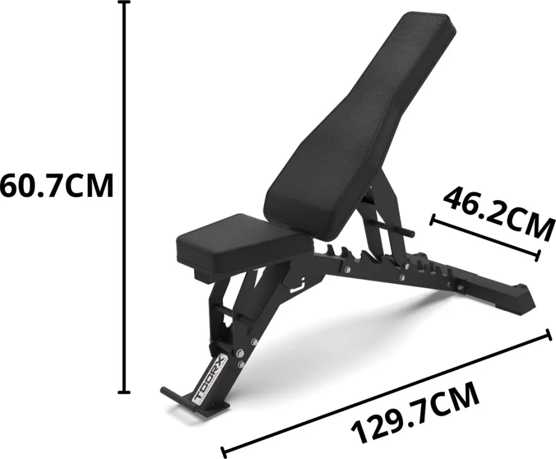 Toorx Professional WBX-400 Verstelbare Trainingsbank - Zwart - afbeelding 6 van 6