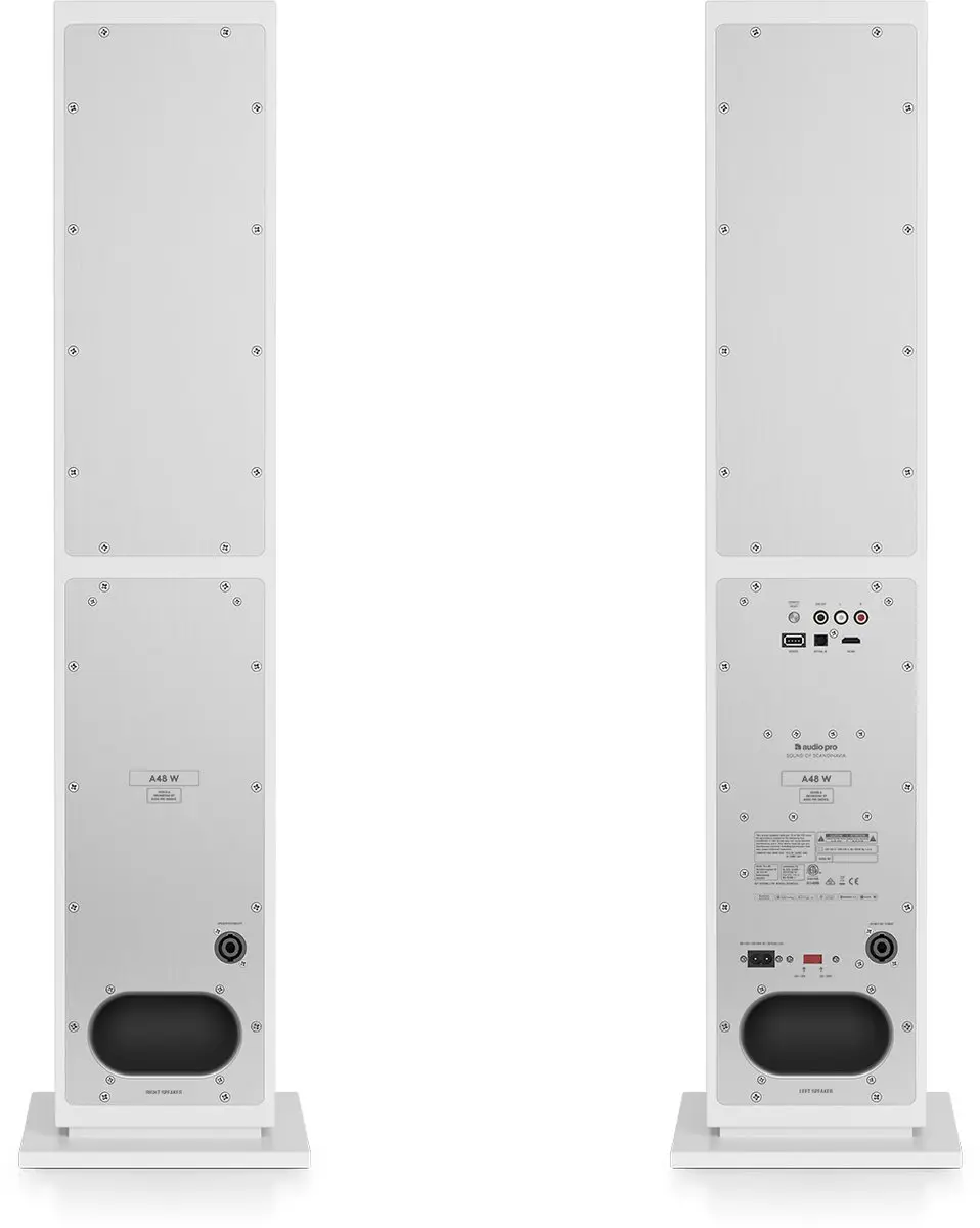 Audio Pro A48 W Actieve Luidsprekers - 2x130W - Wit