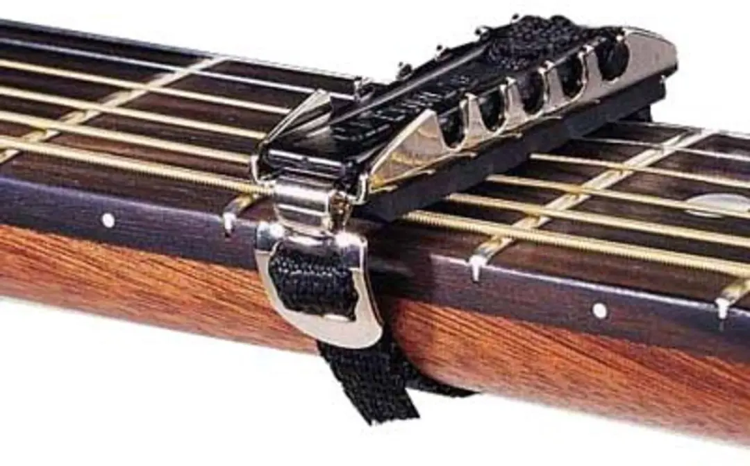 Dunlop 14F Pro ToggleCapo - Klassieke gitaar - Chroom/Zwart