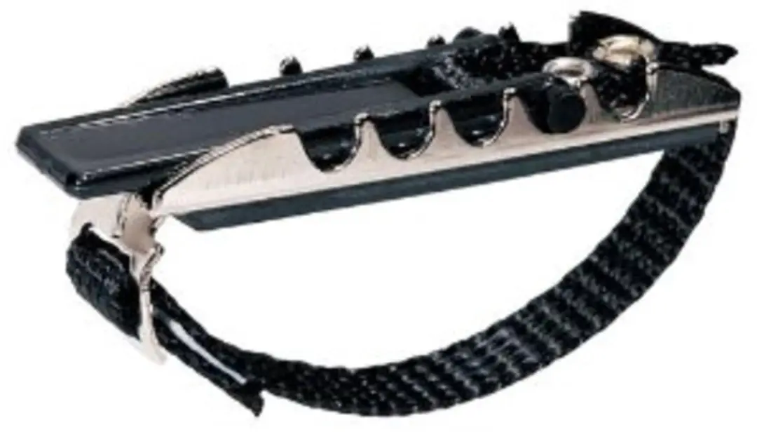 Dunlop 14F Pro ToggleCapo - Klassieke gitaar - Chroom/Zwart