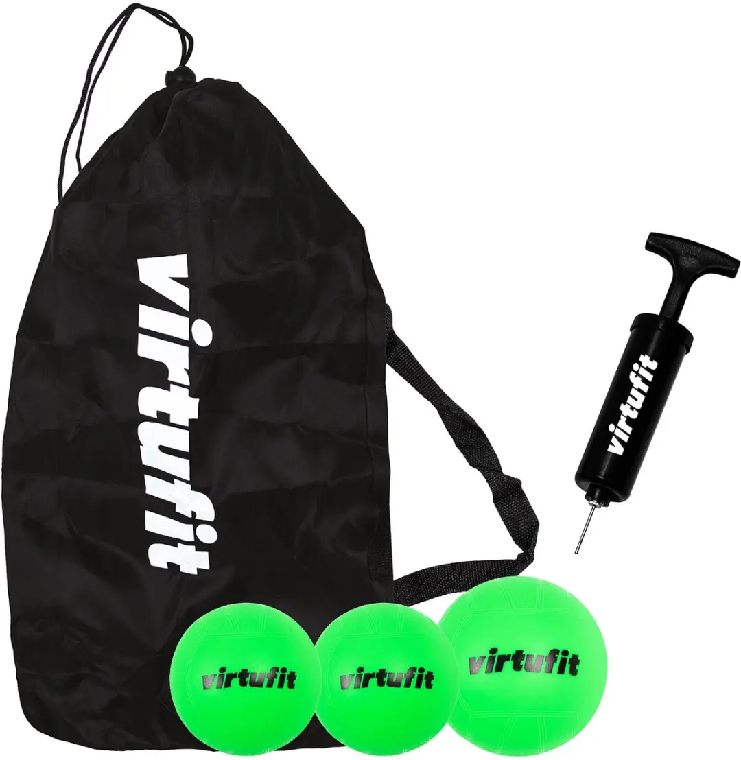 VirtuFit Roundnet RN90 Pro - 3 Ballen - Groen/Zwart