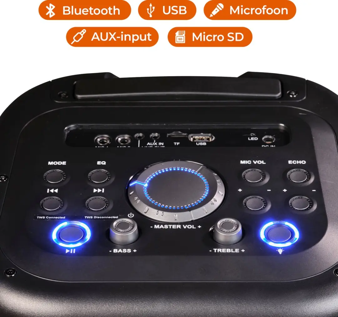 Denver TSP-353 Partybox - 400W - Zwart