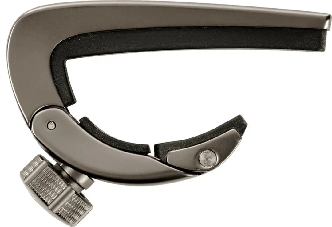 Dunlop DPCGM Pivot Capo - Staalsnaar - Gun Metal