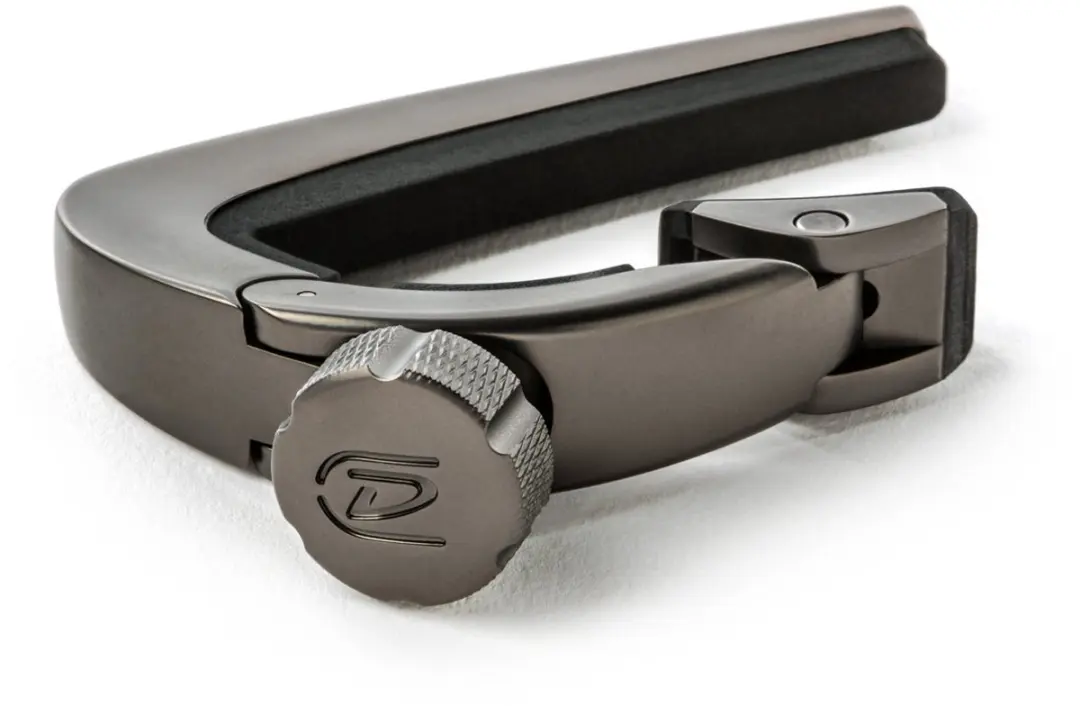 Dunlop DPCGM Pivot Capo - Staalsnaar - Gun Metal