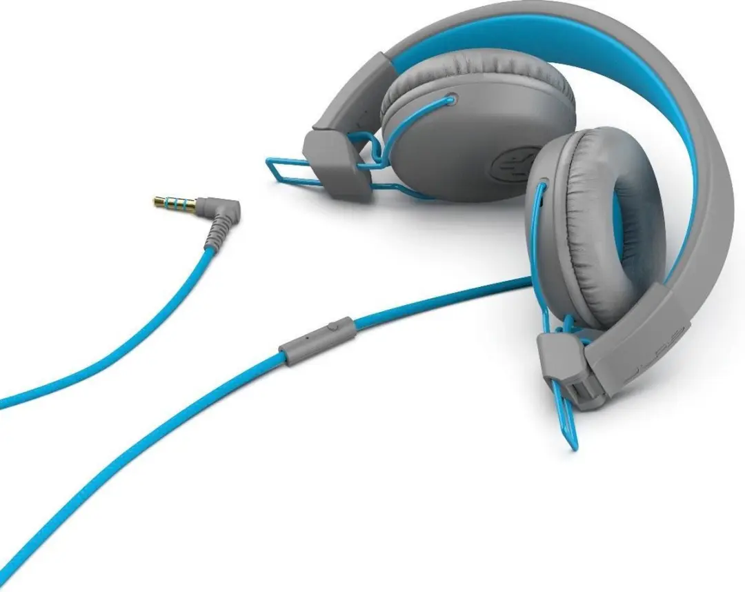 JLab Studio Hoofdtelefoon 0812887018425 - Grijs/Blauw - afbeelding 6 van 6