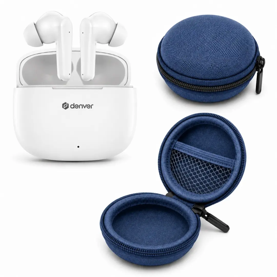 Denver Draadloze Witte Bluetooth Oordopjes