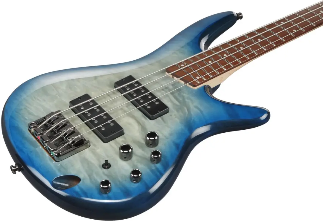 Ibanez SR400EQM Elektrische Basgitaar - Cosmic Blue Starburst