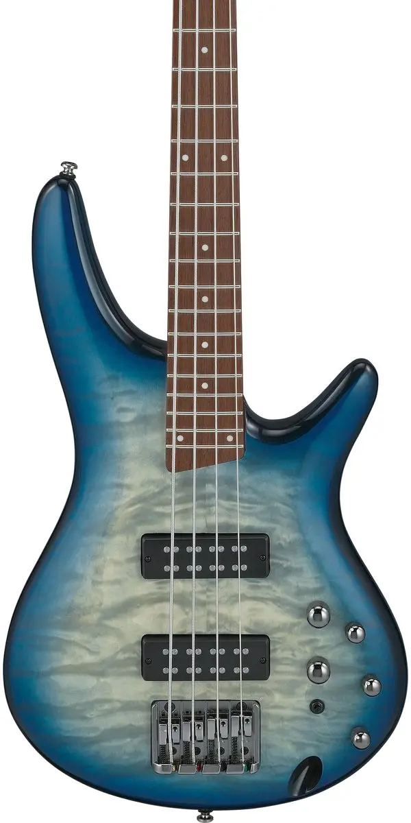 Ibanez SR400EQM Elektrische Basgitaar - Cosmic Blue Starburst