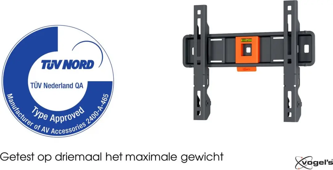 Vogel's QUICK TVM 1206 TV-Beugel 19-50" - 30kg - VESA 200x200 - Zwart
