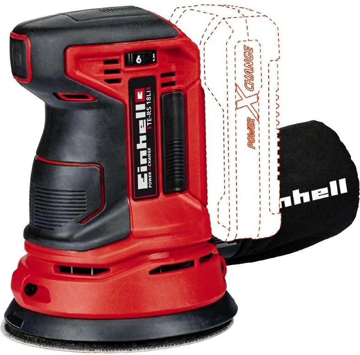 Einhell TE-RS 18 Li Solo Accu Excentrische Schuurmachine 125mm