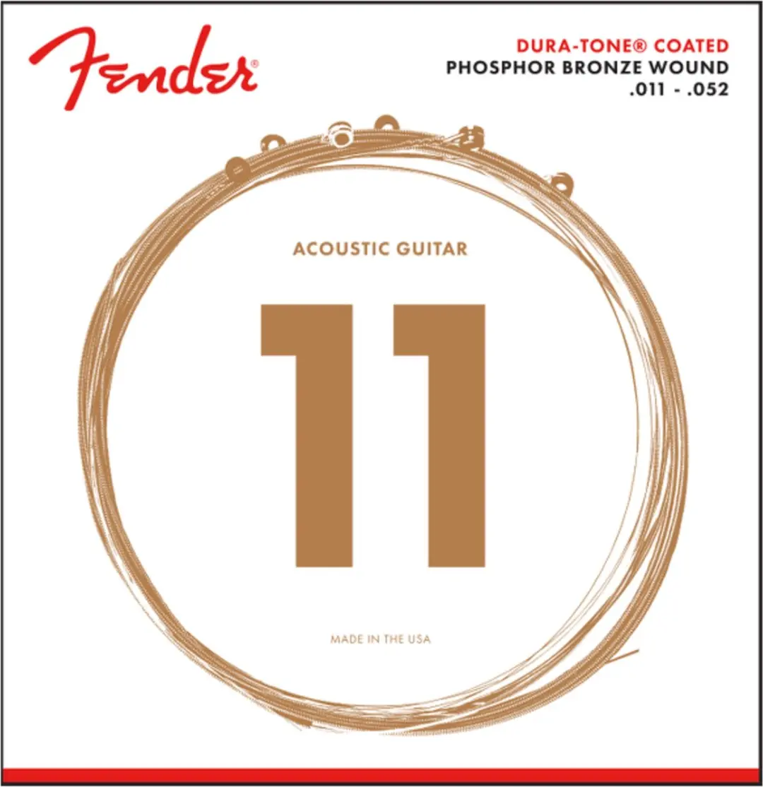 Fender 860CL Phosphor Bronze Coated Gitaarsnaren