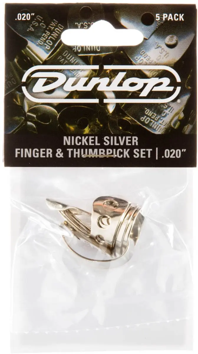 Dunlop Tube Fingerpicks Players Pakket 0,20"