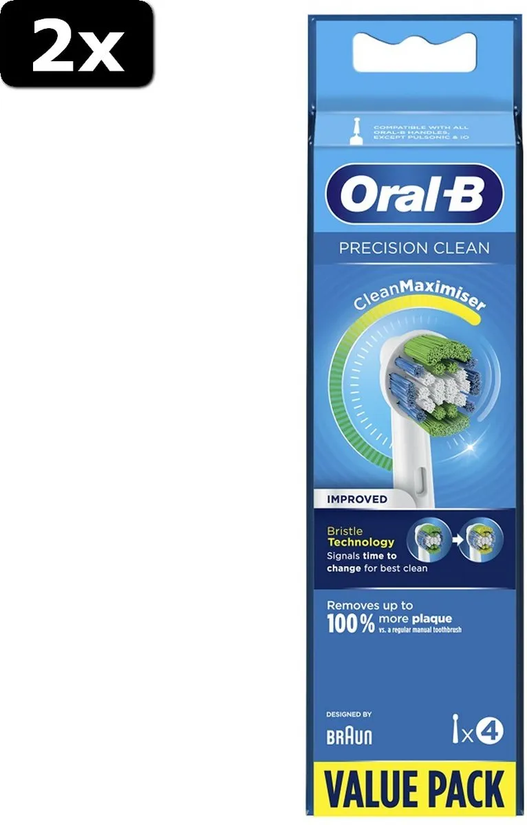 Oral-B Precision Clean Opzetborstels - 8 Stuks