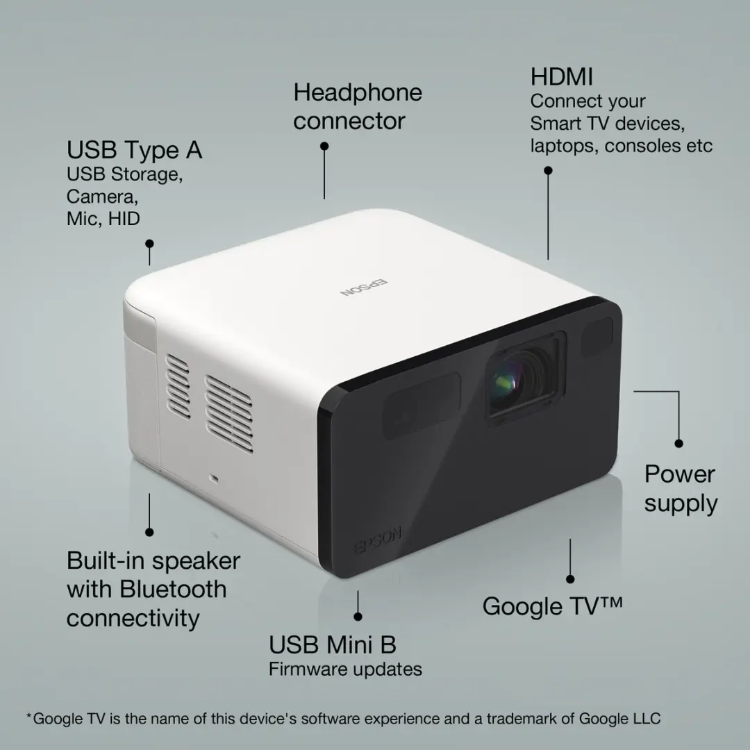 Epson EF-21W Beamer - 1000W - Groen/Wit