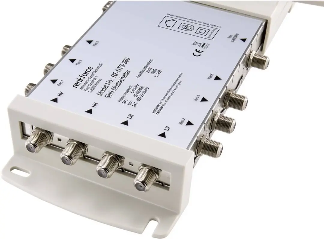 Renkforce RF-4510558 Satelliet Multiswitch - 5 Ingangen - 6 Gebruikers