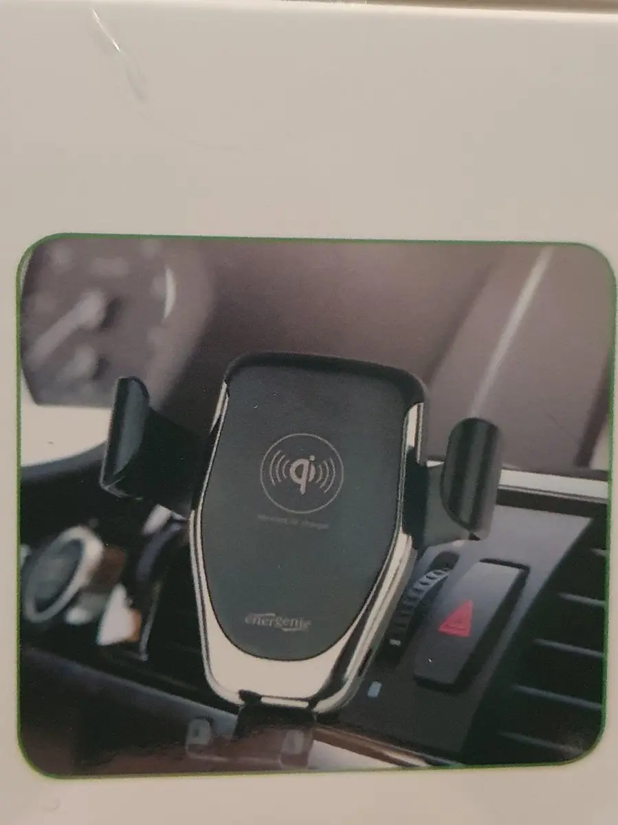 Gembird Autohouder Smartphone Draadloos Qi Oplader - Zwart