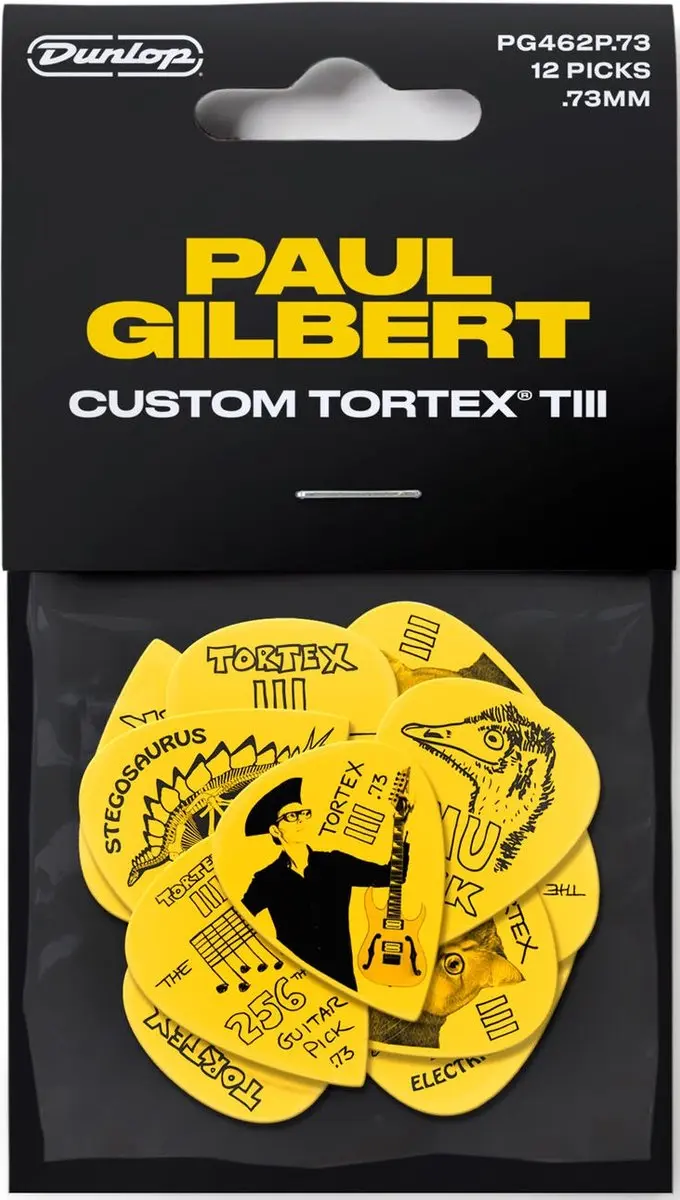 Dunlop Paul Gilbert Custom Tortex TIII PG462P