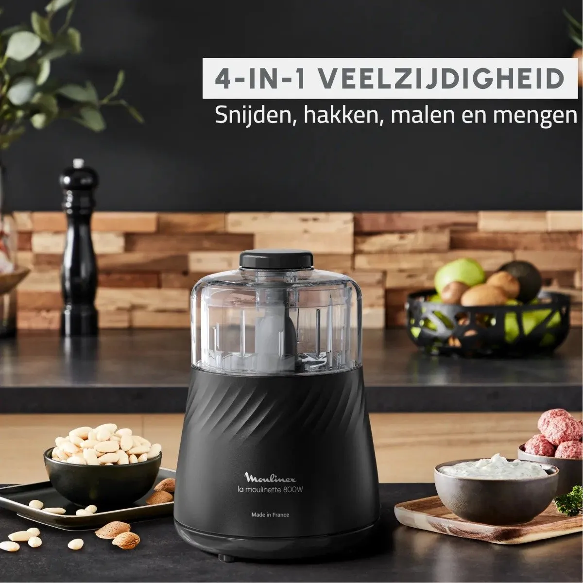 Moulinex Moulinette Eco DP710810 - 800W - Zwart