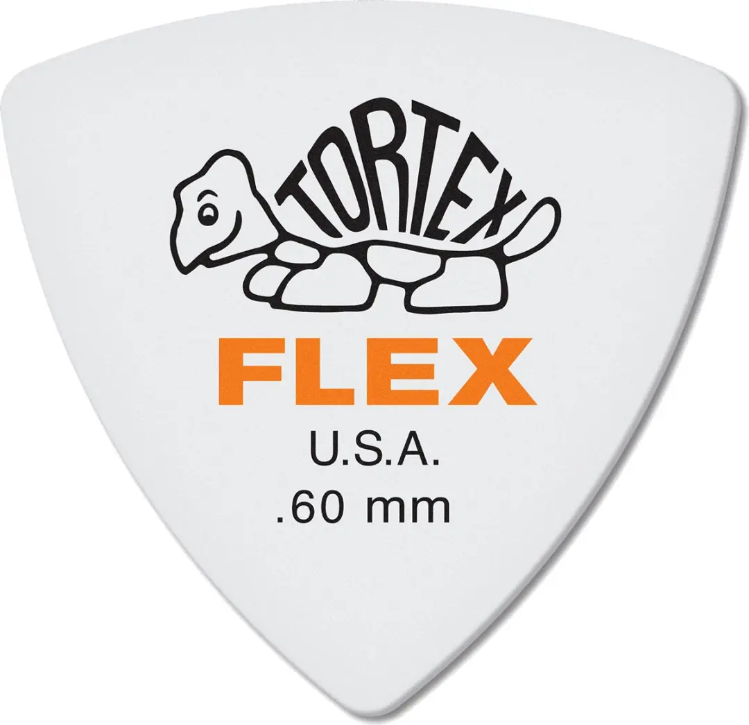 Dunlop Flex Triangle Plectrum 0.60mm - 6 Stuks