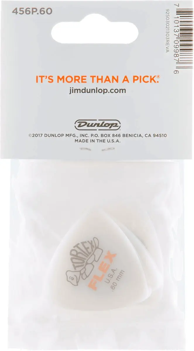 Dunlop Flex Triangle Plectrum 0.60mm - 6 Stuks
