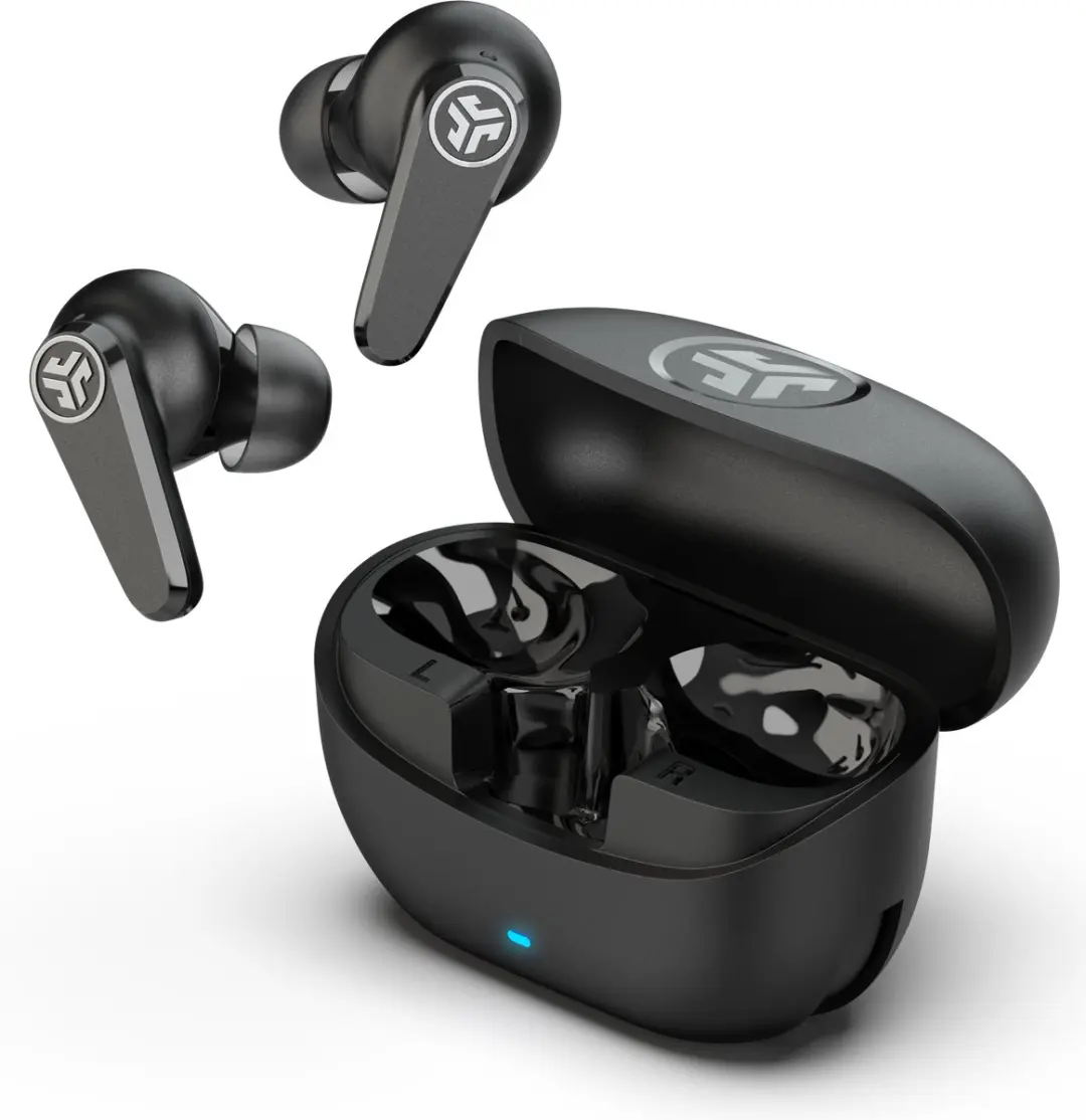 JLab Go Pods ANC IEUEBGOPODSRBLK124 Oordopjes - 26u Batterij - Hybrid ANC - Zwart
