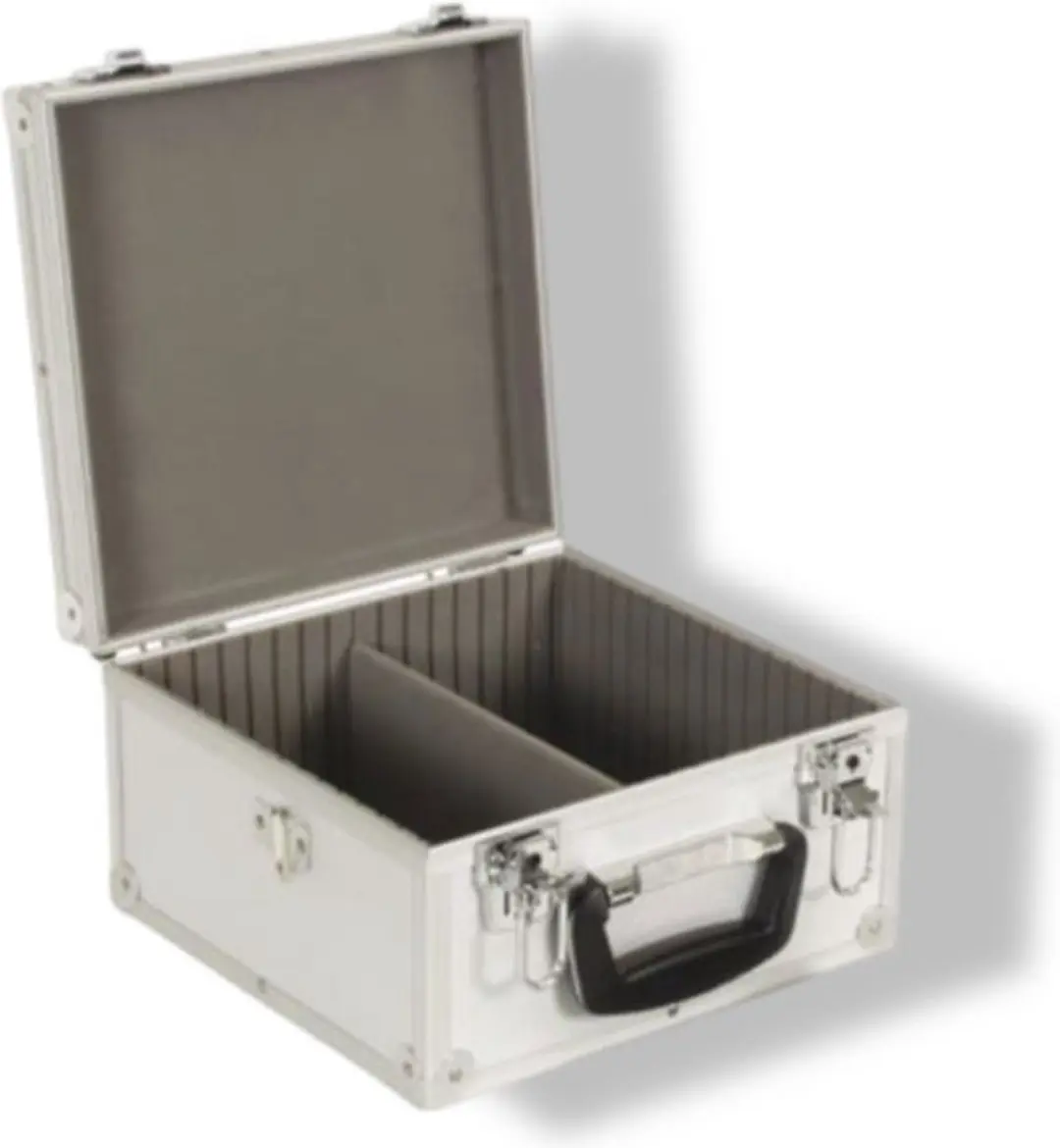 Perel Cd-koffer 40 Stuks - Aluminium - Sleutelslot