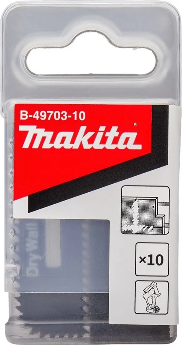 Makita Zaagblad B-49703-10 Gips - 55x18x0,55mm
