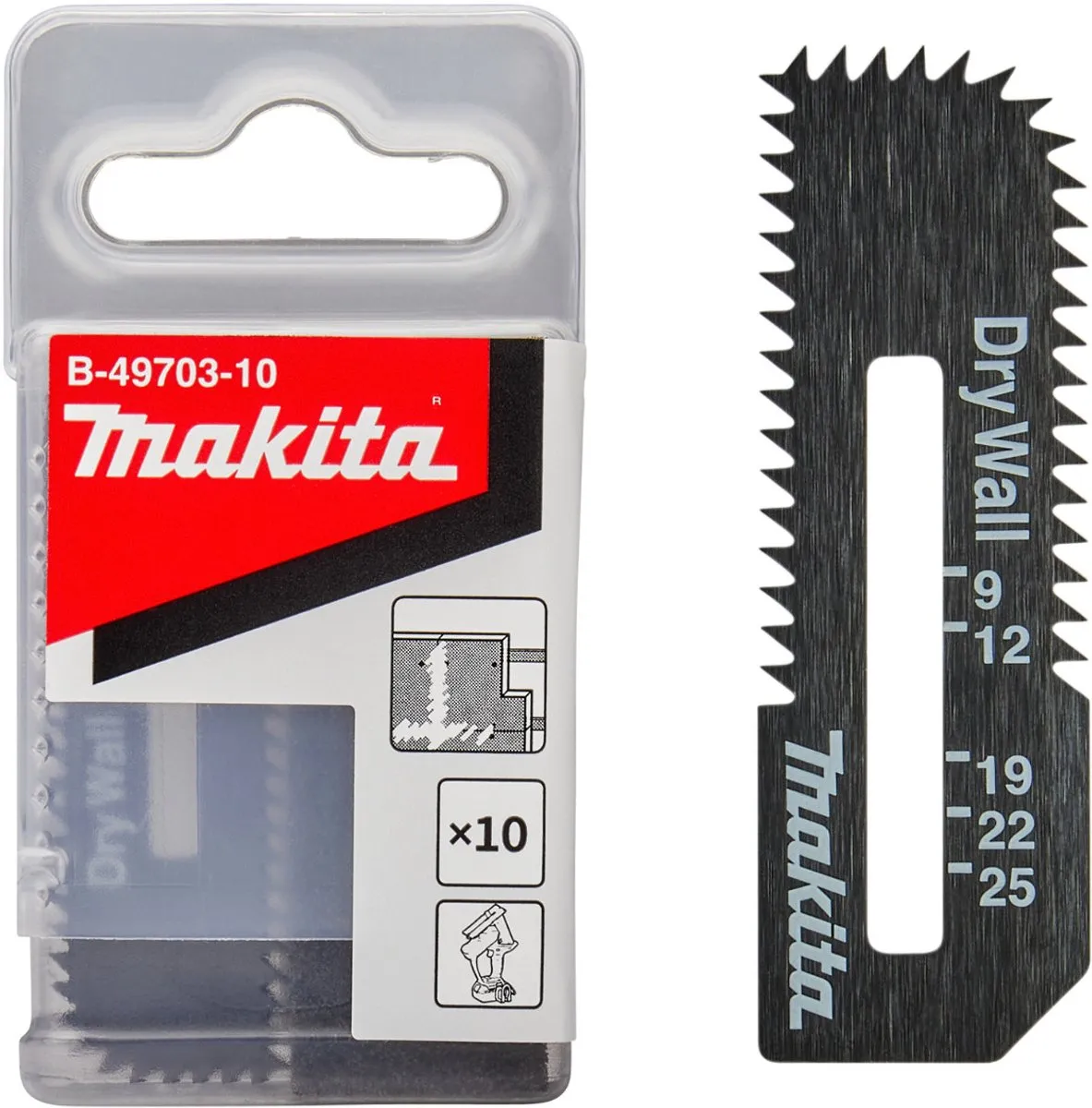 Makita Zaagblad B-49703-10 Gips - 55x18x0,55mm