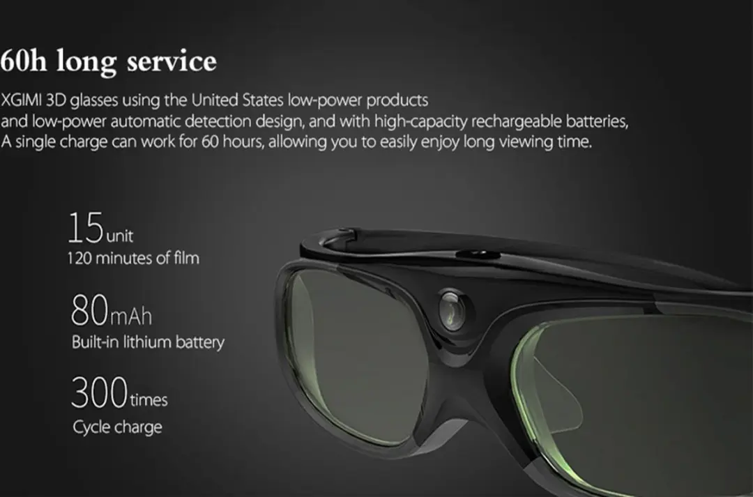 XGIMI 2022 Active Universal 3D Bril - 2x Set - afbeelding 6 van 6