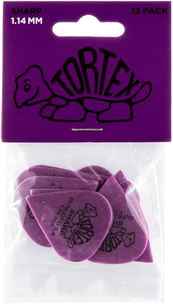 Dunlop Tortex Sharp 412 Plectrums