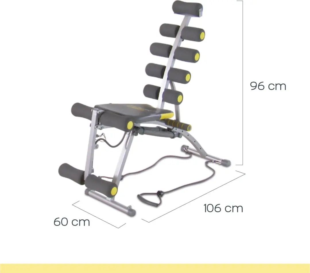 Rock Gym 6-in-1 Fitnessbank - Grijs